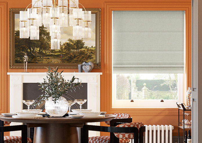 Melrose (Blackout), Wheat - Motorised Roman Blind - Image 3